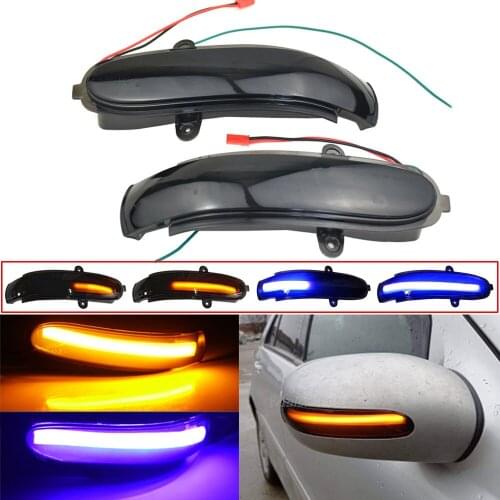 Flashing Water Dynamic Indicator Blinker For Mercedes Benz C Class W203 S203 CL203 2001-2007 LED Turn Signal Side Mirror Light