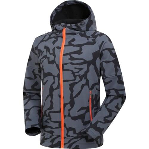 Mens Outdoor Soft shell Camouflage Jacket Waterproof Windproof Hiking Raincoat Men Camping Cycling Climbing Quick Dry Jacket