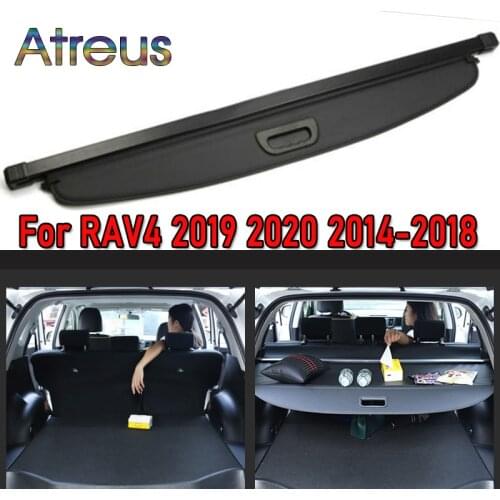Trunk Parcel Shelf Cover for Toyota RAV4 2019 2020 2021 2018 2017 2016 2015 2014 Retractable Rear Racks Spacer Curtain