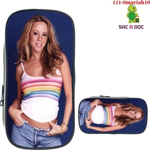 New Pen Bags 3D Mariah Carey Pencil Case Large Capacity Pencil Bag Kawaii Pencil Case School Penbag School Supplies Pencil Bags