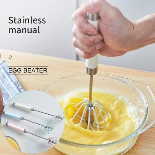 12inch Semi Automatic Egg Beater Hand Whisk Mixer Stirrer Kitchen Baking Tool Cream Stirring Tools
