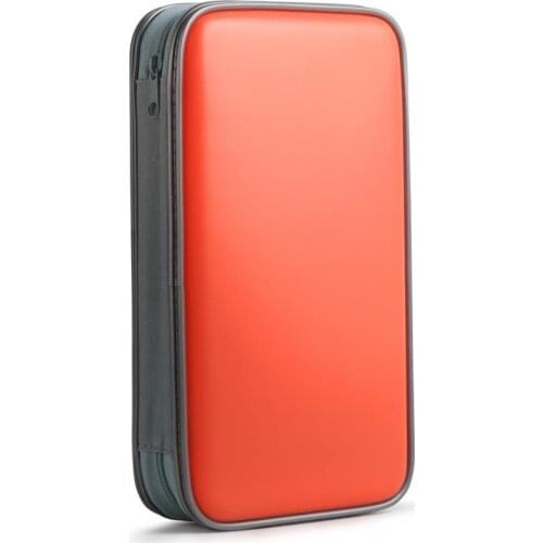 Portable 80 Disc Capacity CD DVD Wallet Storage Organizer Case Boxes Holder CD Sleeve Hard Bag Album Box Cases With Zipper