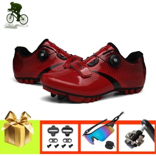 Sapatilha Ciclismo Mtb Cycling Sneakers Self-locking Breathable Men Women Mountain Bike Shoes Add SPD Pedals Racing Bicycle