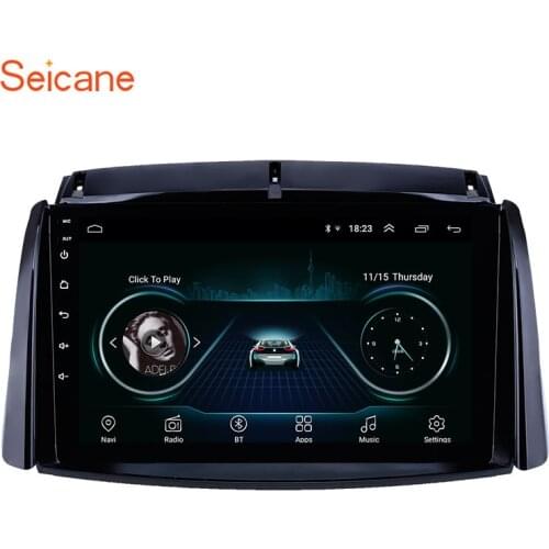 Seicane 9 inch Android 9.1 Car Unit Radio for 2009-2016 Renault Koleos GPS Navigation USB AUX support Carplay DVR OBD Digital TV