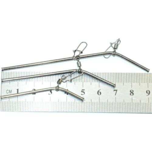 Fishing Balance Connector Small Copper Tube Fishing Feeder Small Brass Tube Anti Tangle Booms Sea Fishing Accessory 5 Pcs/Set