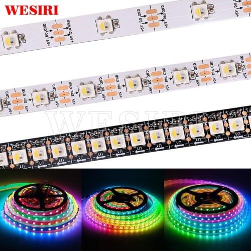1M/5M SK6812 (similar with WS2812B) RGBW 4 in 1 Chip 30/60/144leds/Pixels/m 5050 SMD Addressable LED Strip IP30 IP65 IP67 DC5V
