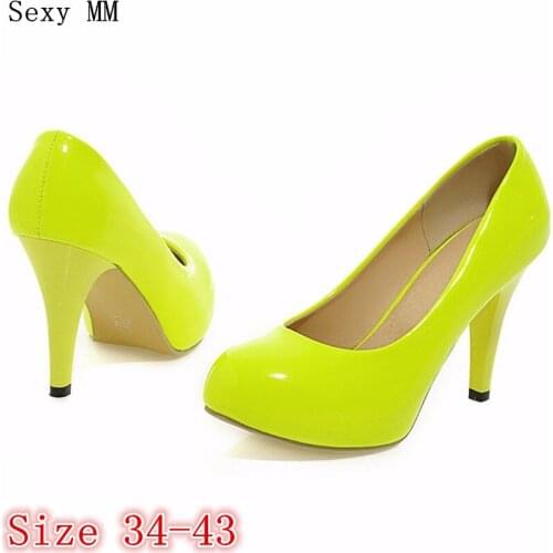 Platform Pumps High Heels Ladies High Heel Shoes Women Stiletto Woman Wedding Shoes Kitten Heels Plus Size 34-40.41.42.43