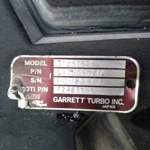 Turbo GT3576DL 724671 724671-0001 724671-5001 724671 0001 8976019740 Turbocharger For ISUZU Truck 6HK1T 6HK1 6HK1-T
