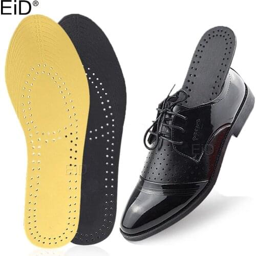 EiD Ultra Thin Elastic Shock Absorbing Sport Shoe Insole Breathable Deodorant Absorb Sweat Replacement Inserts Size 36-45 Unisex