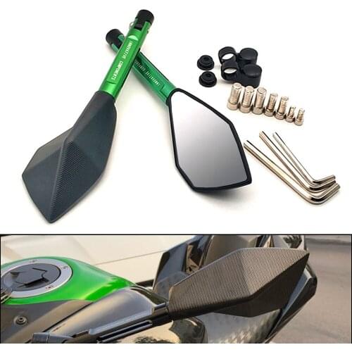 Universal Motorcycle Mirrors Aluminum View Rearview Side Mirror For Yamaha TX125 Adventure YZ 250 450 F 250 X FX WR 450F 250R