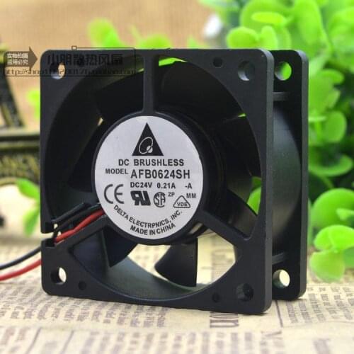 Getmycom Otiginal AFB0624SH 6 cm 2 line 6025 24 v 0.21 A frequency converter raidation heat air cooling fans