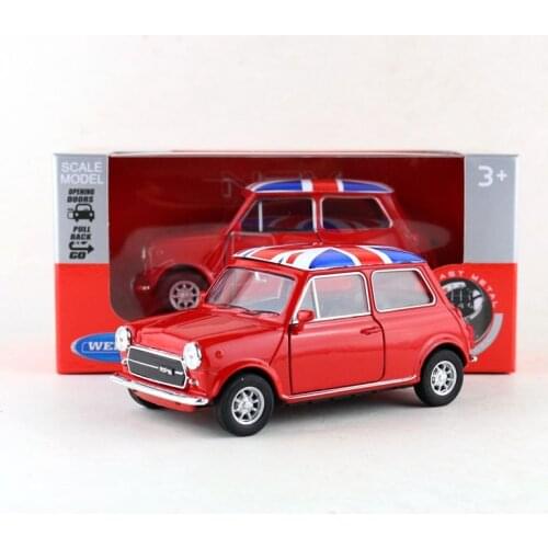 Free Shipping/WELLY/Diecast Model/1:36 Scale/Mini Cooper 1300 Classical Vintage Toy Car/Educational Collection/Gift/Children