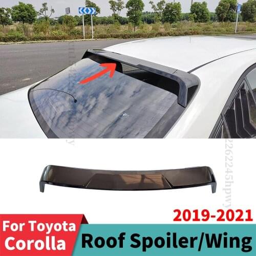 Roof Rear Spoiler Wing Tail Refit Air Deflector Decoration Tuning Splitter Diffuser Body Kit For Toyota Corolla 2019 2020 2021