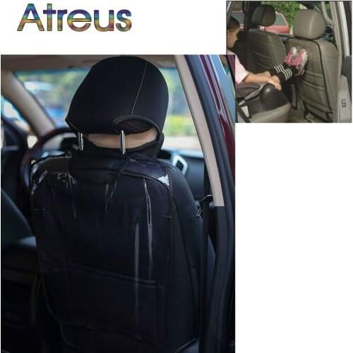Car Seat Back Child Protector Cover Anti Kick Pad for Peugeot 307 206 407 Citroen C4 C5 Honda Civic Accord CRV Lada Vesta Granta