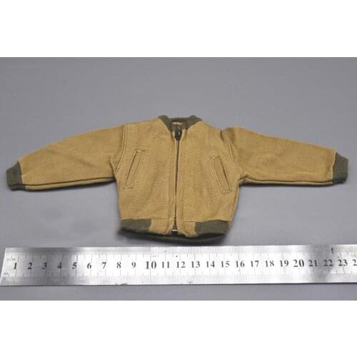 1/6 Soldier WWII U.S. Armored Zipper Jacket Model for 12 inch action figure