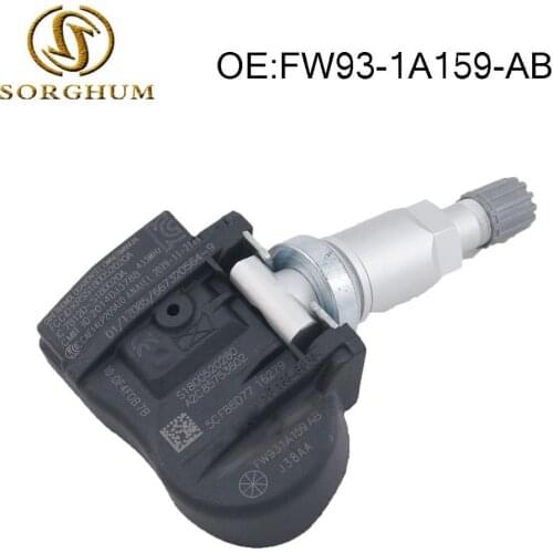 1pcs Tire Pressure Sensor, Car TPMS Tire Pressure Monitor Sensor Fit for Land Rover Jaguar X-Type XE XF XJ XK OE: FW93-1A159-AB