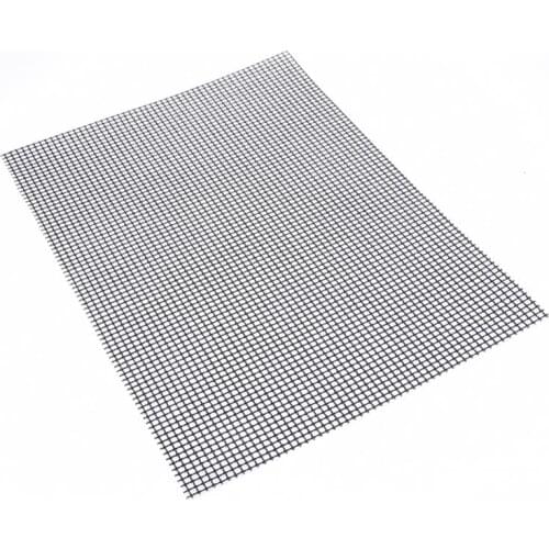 33x33 cm BBQ Grill Mesh Heat Resistant Reusable Non-Stick Grill Mat for Outdoor Ovens Grill #CW