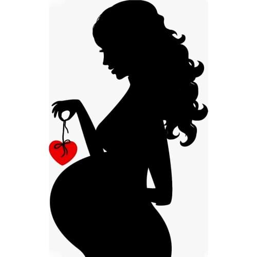 A Pregnant Woman Shape Metal Cutting Die DIY for Scrapbooking Decoration Crafts