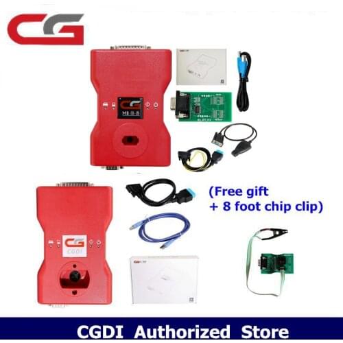 CGDI Prog for BMW MSV80 With Reading 8 Foot Chip Free and CGDI Prog MB for Benz Auto Key Programmer Full set with all adapters