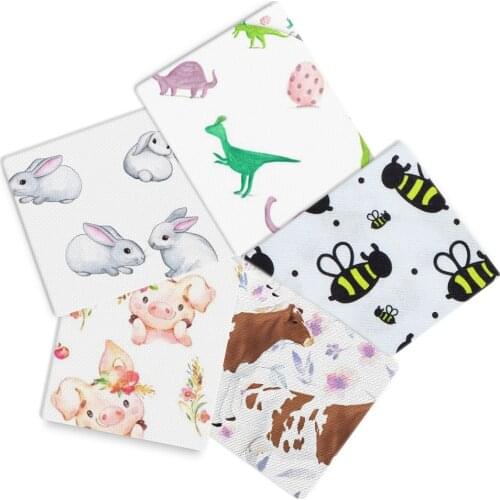 David accessories 50*145cm Animal Print Polyester Cotton Fabric For Tissue home textile for Sewing Cushion Cover,c13010