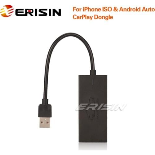 Erisin ES223 Carplay Dongle USB Android Auto IOS Car Navigation Mini Box For iPhone