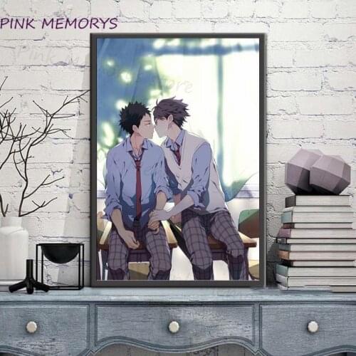 Haikyuu HD Print Canvas Painting Poster Wall Art Yaoi Kei Shoyo X Tobio Anime Home Decor bedroom Picture For Living Room