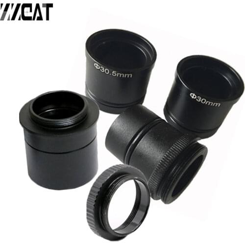 Microscope Adapter Ring C-mount to 23.2mm 30mm 30.5mm 1.25 Inch to C mount Telescope Adapter for Microscope Telescope CCD Camera