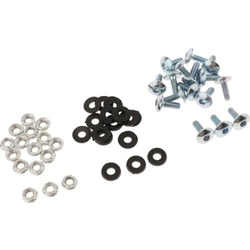 Metal Screw Nut Washer Nut License Plate Plate Holder Washer Screw Kit