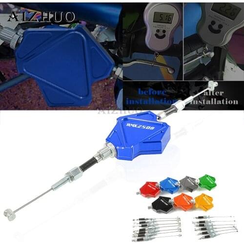 Motorcycle CNC Aluminum Stunt Clutch Lever Easy Pull Cable System For Suzuki RMX250S RMX 250S RMX250 S 1993 1994 1995 1996
