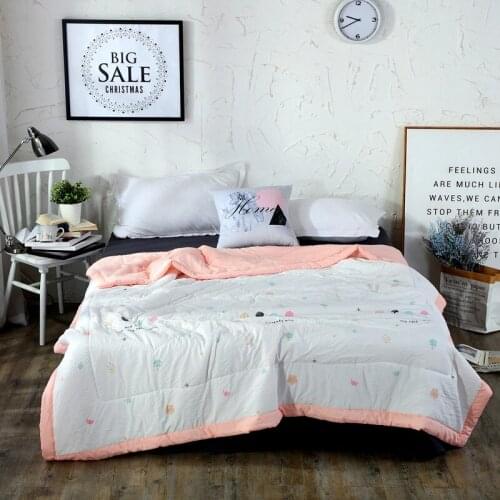 Soft Summer Quilt Blanket Comforter Bed Cover Quilting Home Textiles Suitable for Children adult