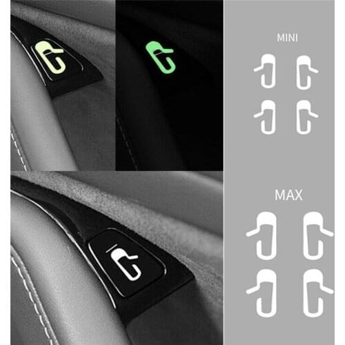 Window Prompt Luminous Sticker Kit, Car Window Button Modification Decoration Sticker, Suitable For Tesla Model3