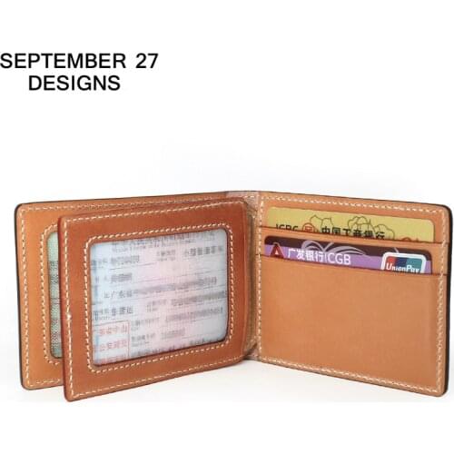 New Fashion Drivers License Card Case Men Genuine Leather Luxury Handmade Credit Card Purses Women ID Card Holder Casual Wallet