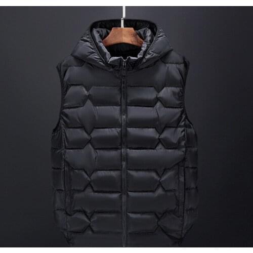 2020 New Arrival Winter And Autumn Men Super Large Padded Waistcoat Thick Jacket Vest Loose Plus Size 3XL 4XL 5XL 6XL 7XL 8XL