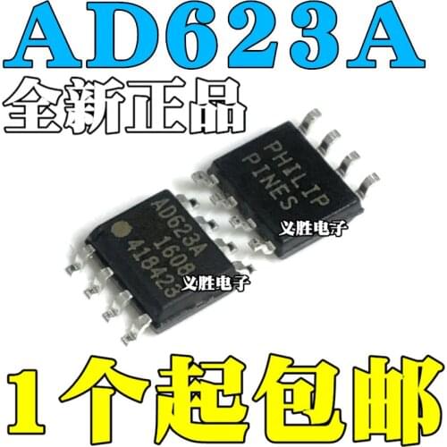 New and original AD623A AD623AR AD623ARZ AD623 SOP8Patch SOP8 instrumentation amplifier, operational amplifier chip, IC chip