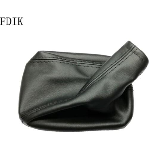 FDIK PU Leather Shift Knob Lever Gaitor Boots for Opel Corsa C 2006