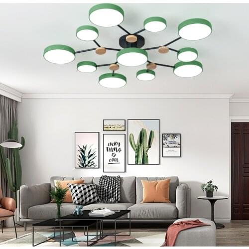 Modern LED Ceiling Chandeliers For Kitchen Studyroom Bedroom Dining Room Living Room Foyer Villa Office Restaurant Indoor Lights