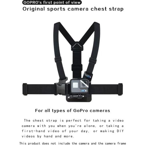 GoPro hero9 / 8 / 7 / 6 / 5 black full range Sports Camera with adjustable elastic chest strap