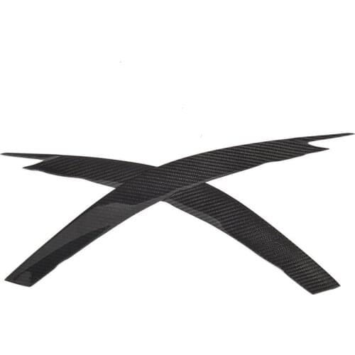 Dry Head Light Lamps Eyebrows Sticker Decoration Trim for Honda Civic Headlights Eyebrows Eylash 2015 2016