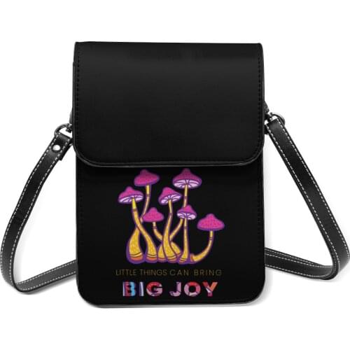 Morel Shoulder Bag Student Fashion Mobile Phone Bag Vintage Leather Travel Bags