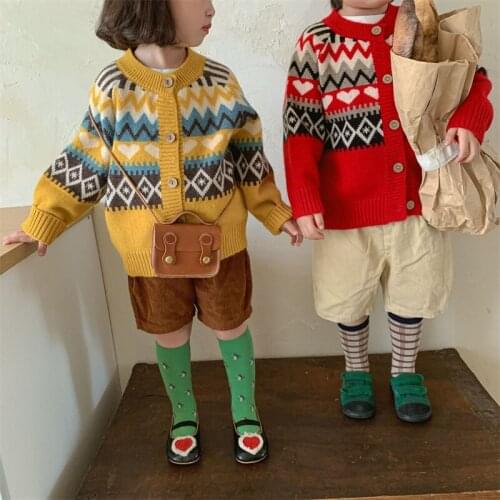 Girls Sweater Kids Coat Outwear 2021 Beautiful Plus Velvet Thicken Warm Winter Autumn Tops Cotton Cardigan Childrens Clothing