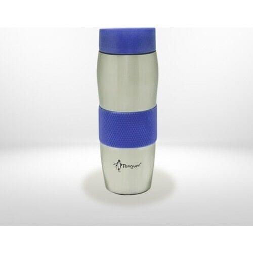Penguin 3026 Button Double Layer Steel Coffee Cup Thermos