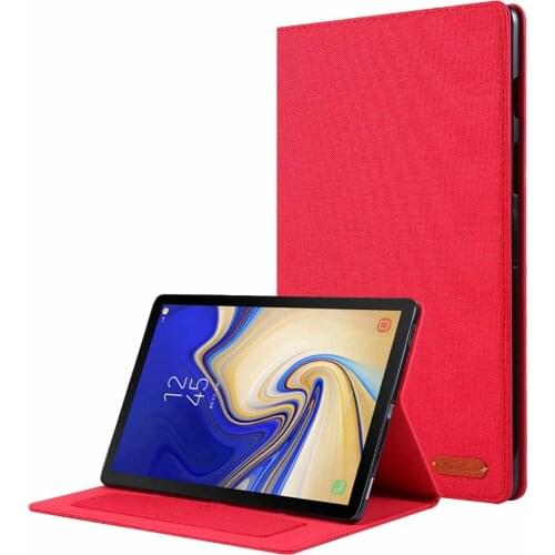 Fabric Tablet Case Funda For Samsung Galaxy Tab S5e 10.5 2019 SM-T720 SM-T725 T720 T725 Case PU Leather Flip Cover Stand Funda