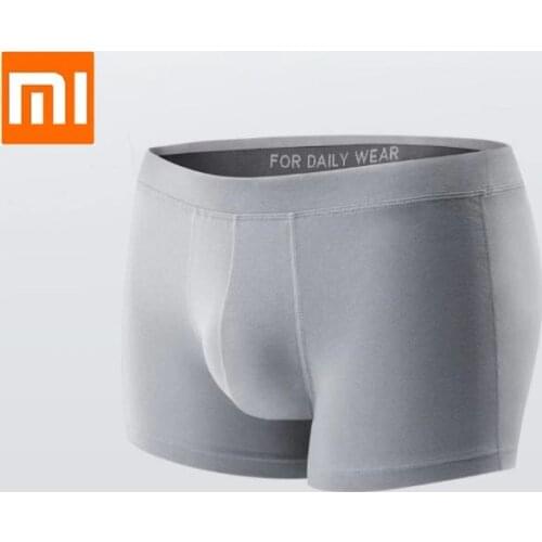 Mens knitting Solid color Cotton underwear soft Skin-friendly Panties High elasticity underpants briefs knickers for mal