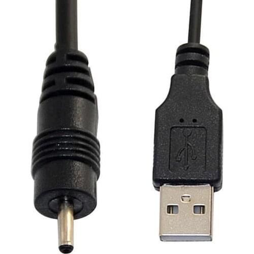 USB male to 2.0*0.6mm DC male power charging cable 1.5m