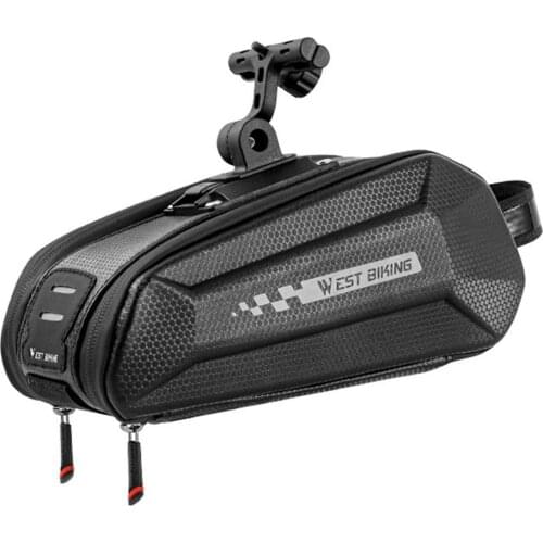 Bicycle Rear Bag Rainproof Reflective Large Capacity For Hard Shell Bicycle Saddle Bag MTB Bike Accessorie