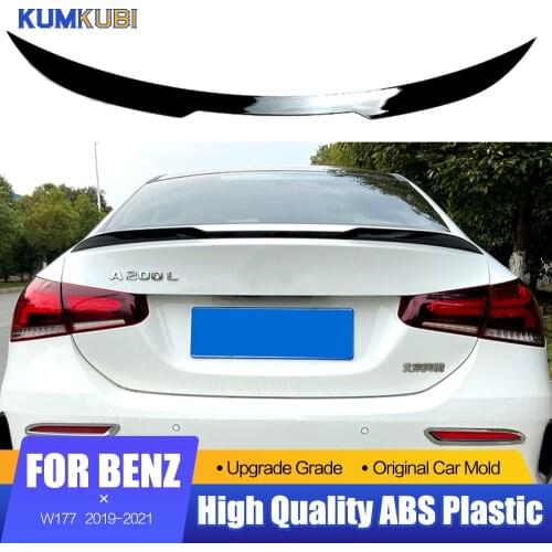 Rear Trunk Spoiler For Mercedes Benz A Class W177 V177 A180 A200 Black Spoiler 2019 2020 2021 Exterior Rear Spoiler Window Wing