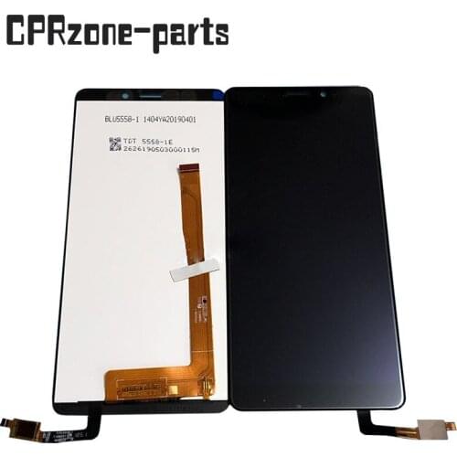 5.45" Black For Wiko View Lite LCD Display with Touch Screen Digitizer Sensor Panel Assembly