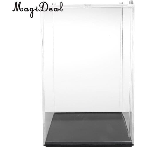 10x10x14cm Model Display Case Dustproof Protection Display Box for Action Figures Collectibles