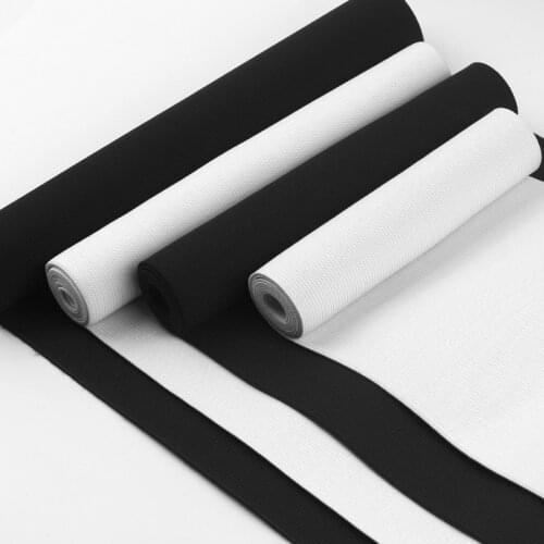 2meters/lot Super Wide Flat Trousers Elastic Ribbon Waistband Thickening Latex Webbing Elastic Band Bags' Sewing Cloth