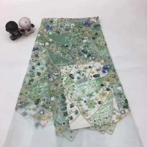 5yards/bag 6 color embroidery sequins small fresh style fabric used for wedding dress design XX508